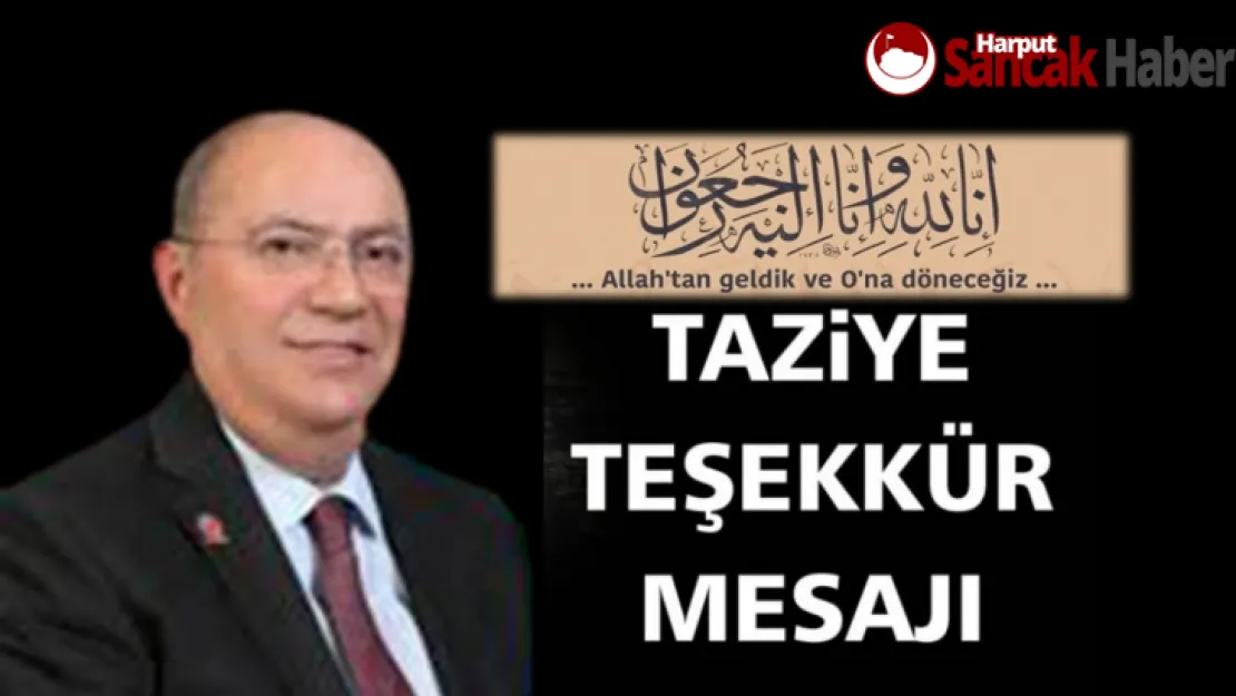 Orkun Ailesi'nden Taziye Teşekkür Mesajı