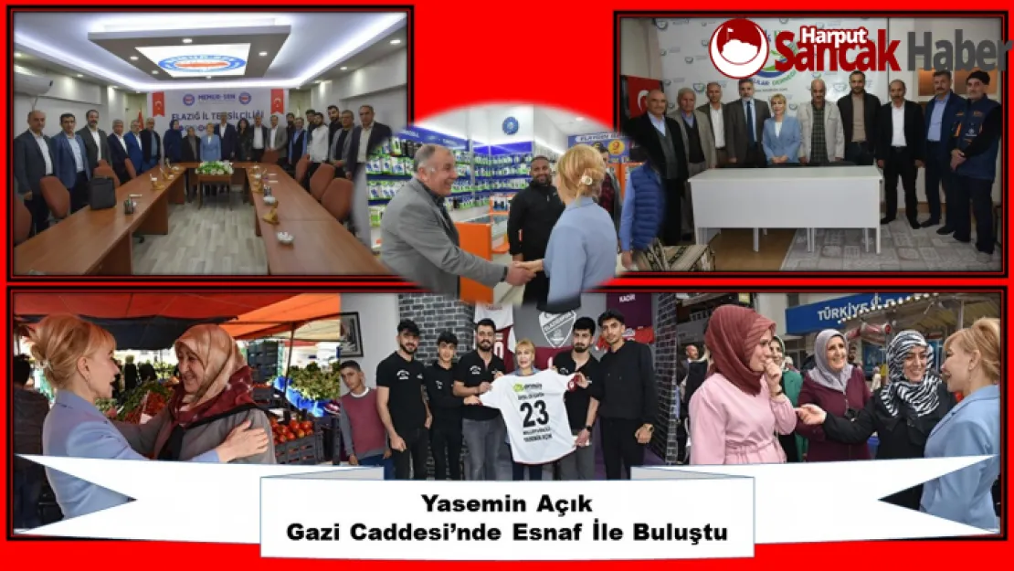 Prof. Dr. Açık, Gazi Caddesi Esnaflarını Ziyaret Etti