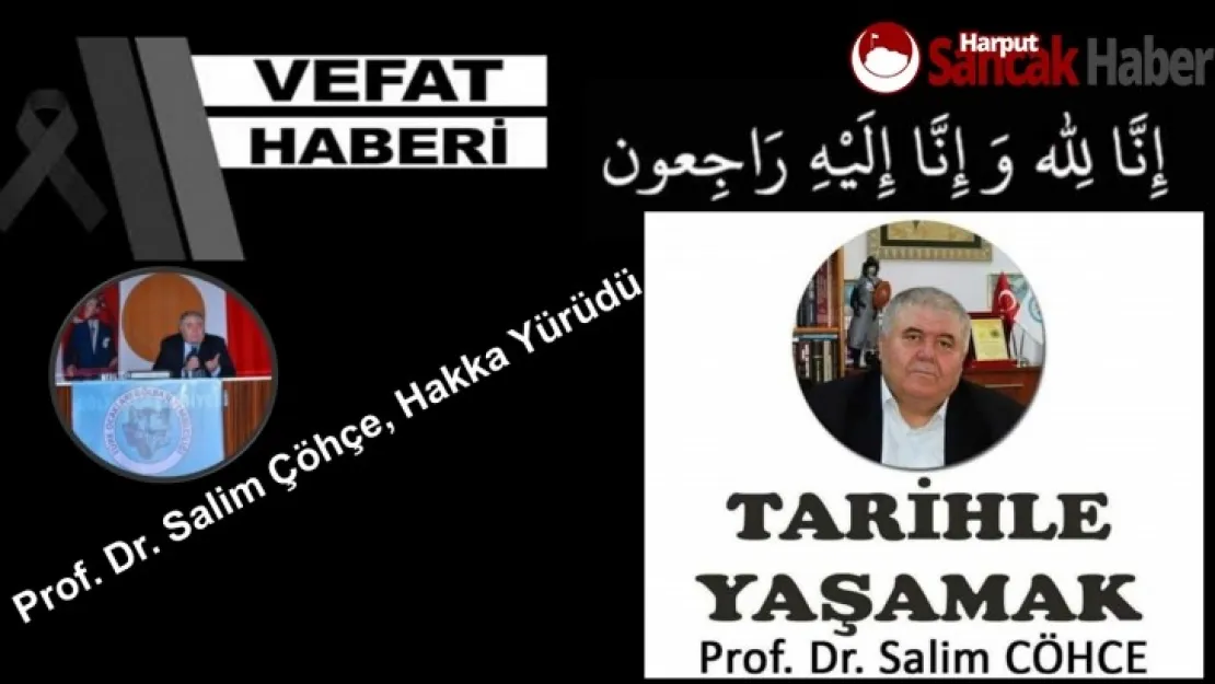 Prof. Dr. Salim Çöhçe Hakka Yürüdü