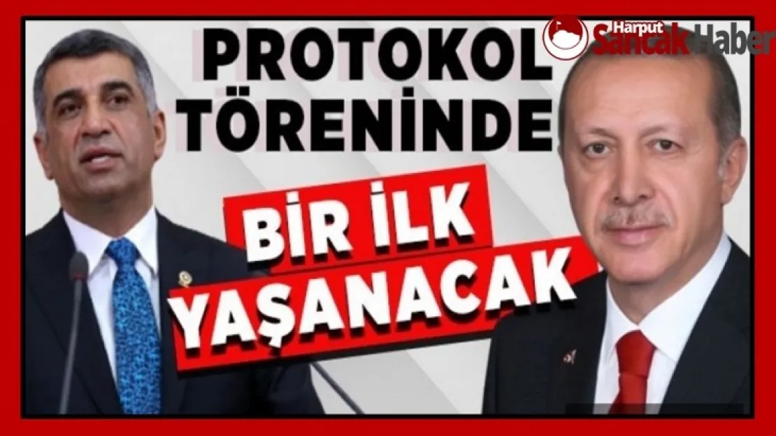 Protokol Töreninde Bir İlk Yaşanacak