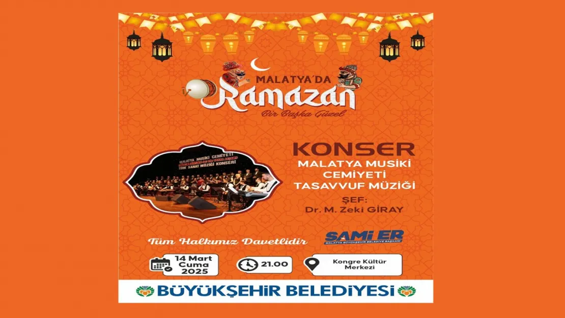 Ramazan Coşkusu  Malatya'da Konserlerle Sürüyor