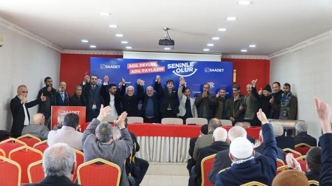 Saadet Partisi Arıcak İlçe Başkanlığına Abdurrahim Kaya Atandı