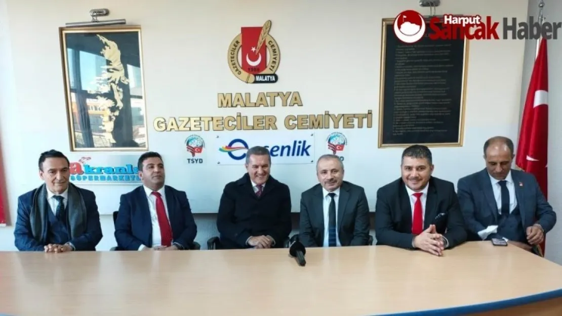 Sarıgül, Malatya Gazeteciler Cemiyetini Ziyaret Etti