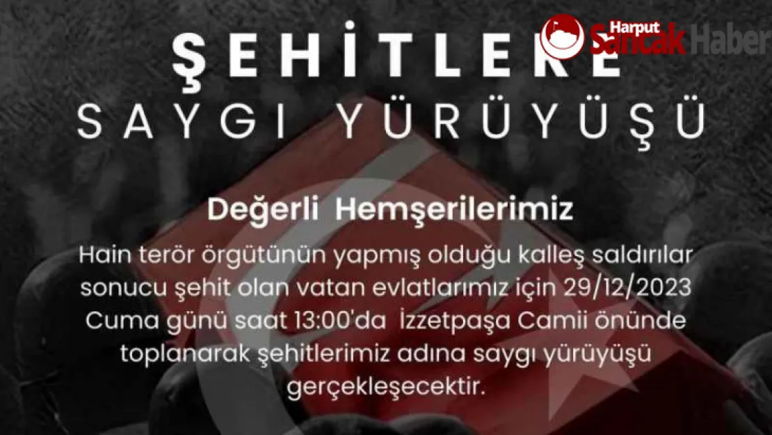 Şehitler İçin Yürüyecekler