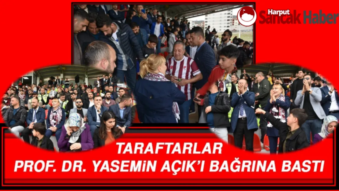 Taraftarlar, Prof. Dr. Yasemin Açık'ı Bağrına Bastı