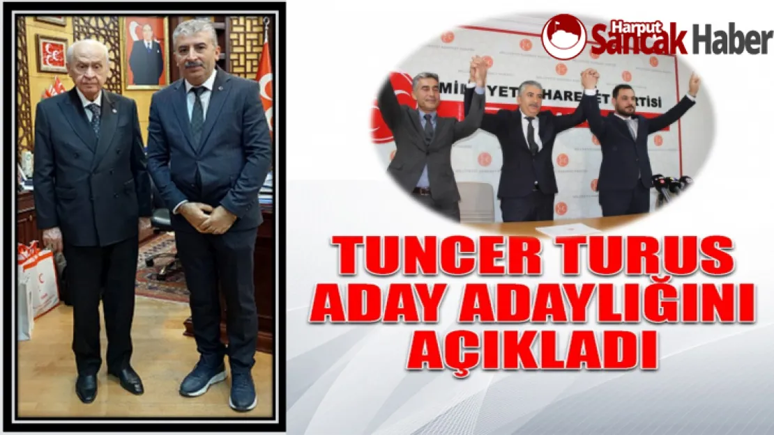 Tuncer Turus MHP'den Baskil Belediye Başkanlığı Aday Adaylığını Açıkladı