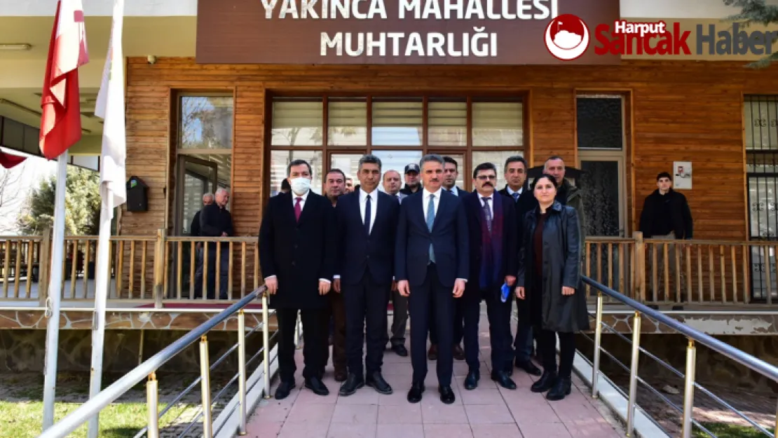 Vali Baruş, Yakınca ve Hamidiye Mahalle Muhtarlarını Ziyaret Etti