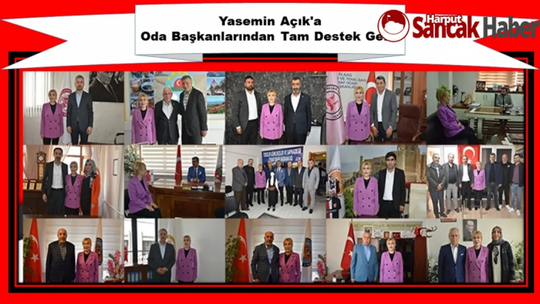 Yasemin Açık'a Oda Başkanlarından Tam Destek Geldi