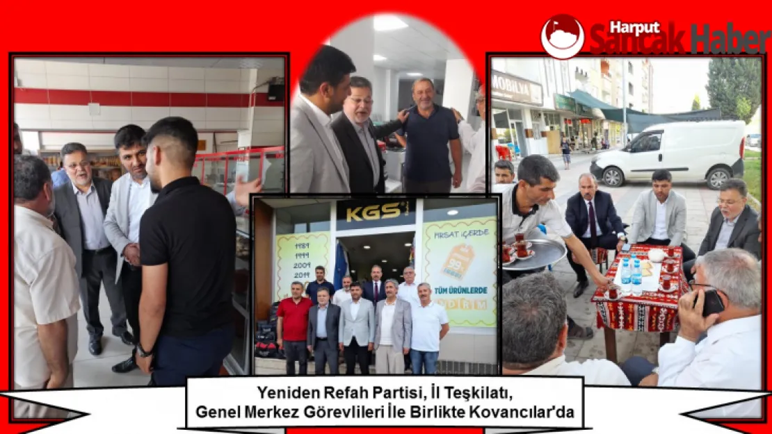 Yeniden Refah Partisi, İl Teşkilatı , Genel Merkez Görevlileri İle Birlikte Kovancılar'da