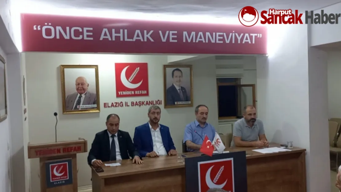 Yeniden Refah Partisi'nde İl Divan Toplantısı Yapıldı