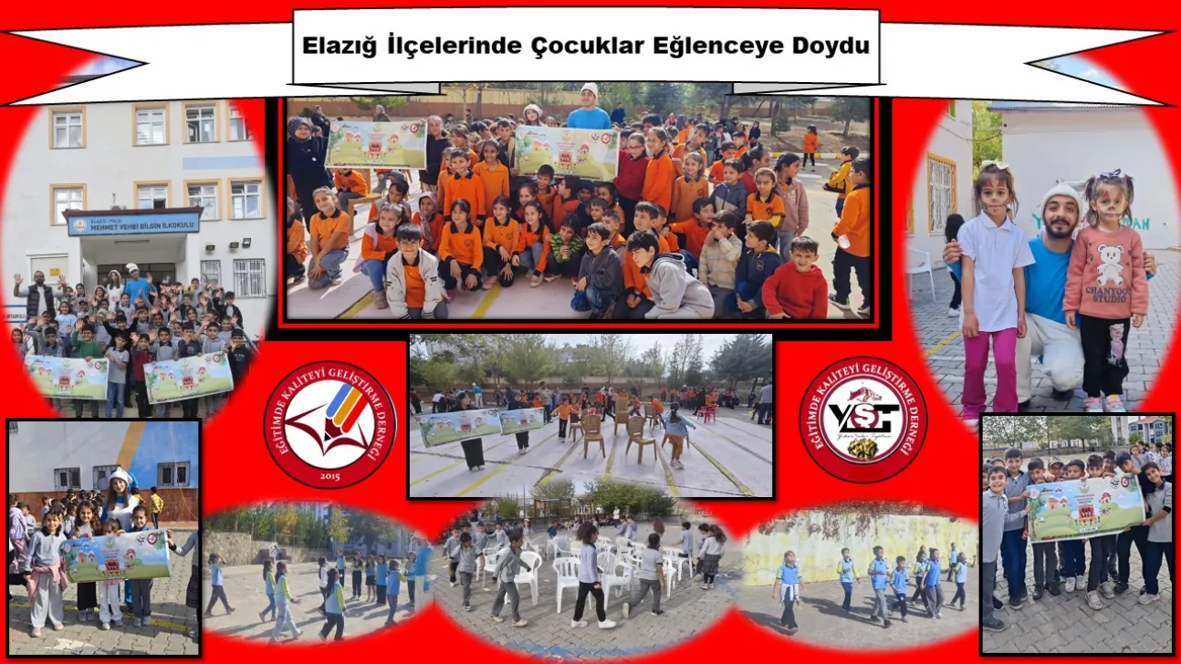 Elazığ İlçelerinde Çocuklar Eğlenceye Doydu...