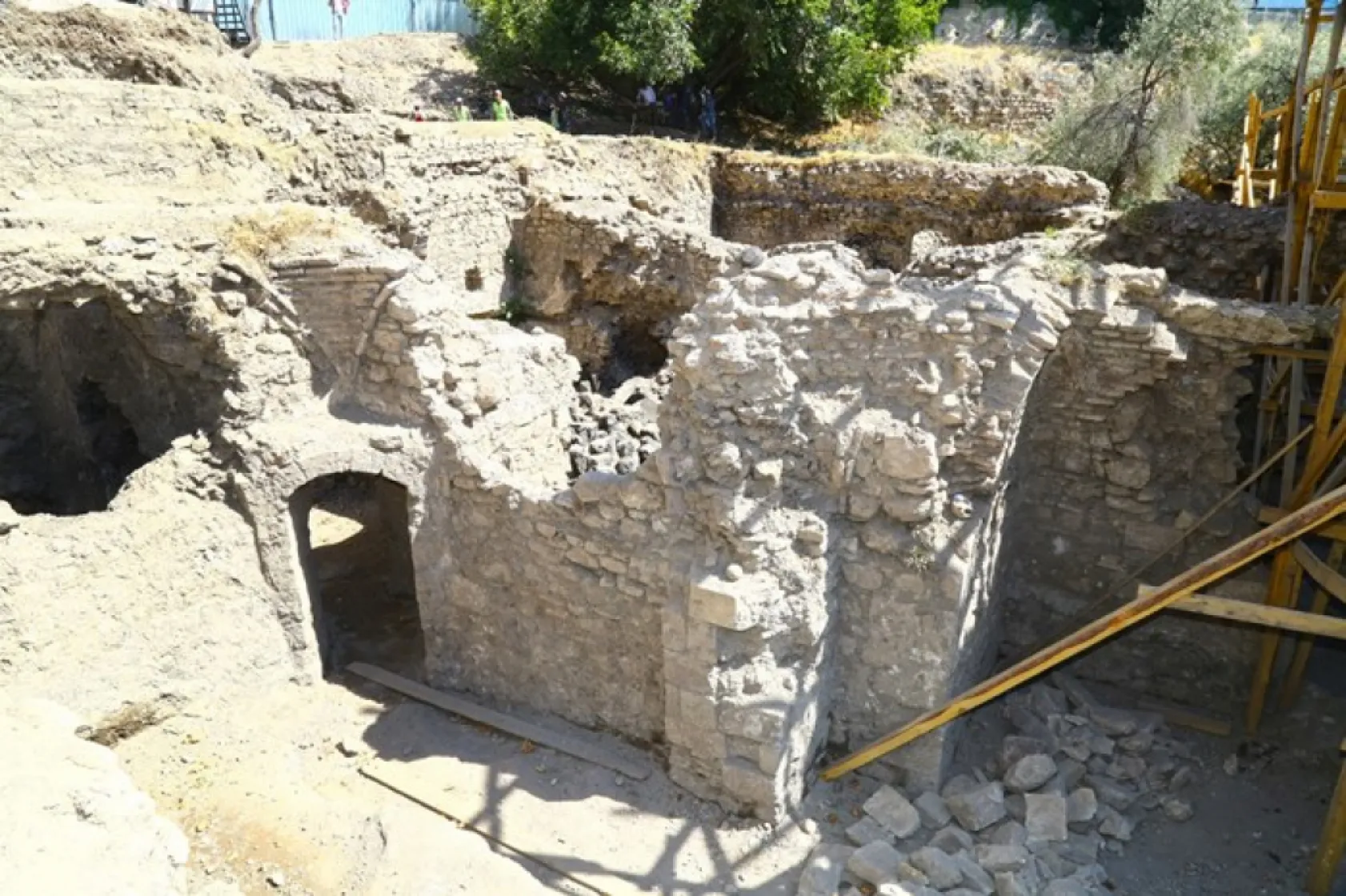 Tarihi Hoca Hasan Hamamı'nda Restorasyon Çalışmaları Devam Ediyor