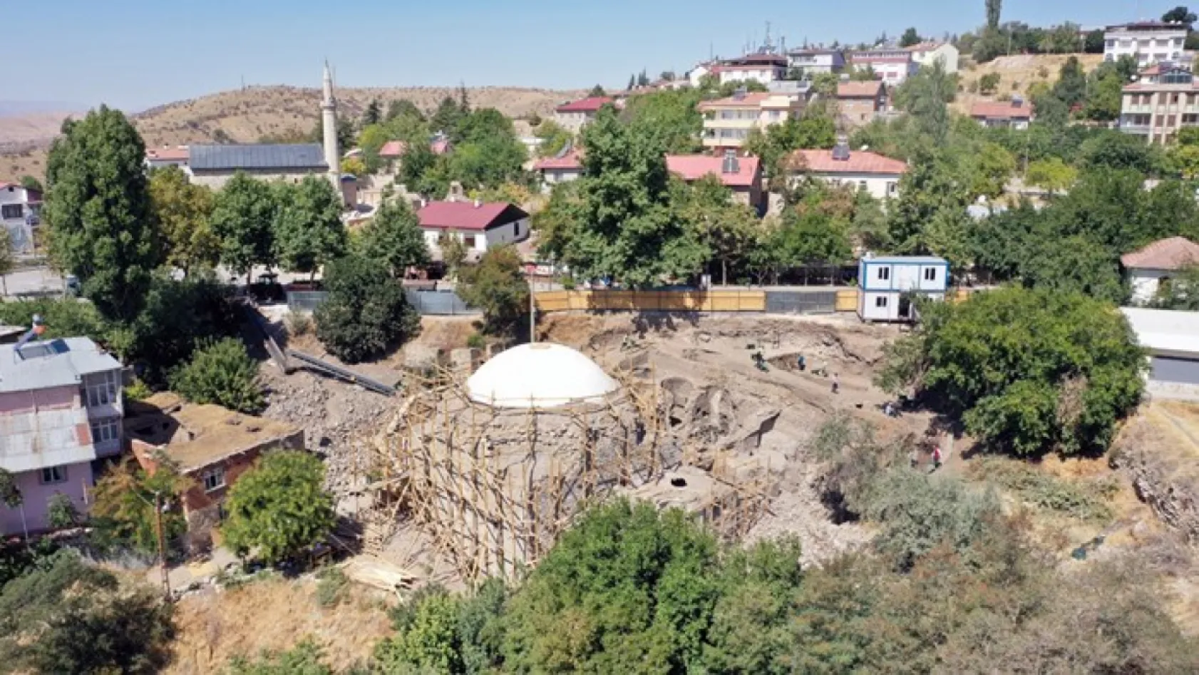 Tarihi Hoca Hasan Hamamı'nda Restorasyon Çalışmaları Devam Ediyor