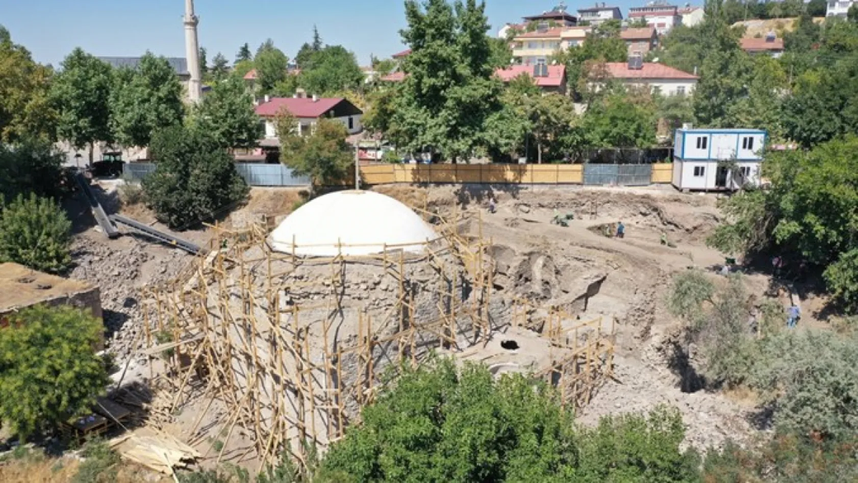 Tarihi Hoca Hasan Hamamı'nda Restorasyon Çalışmaları Devam Ediyor