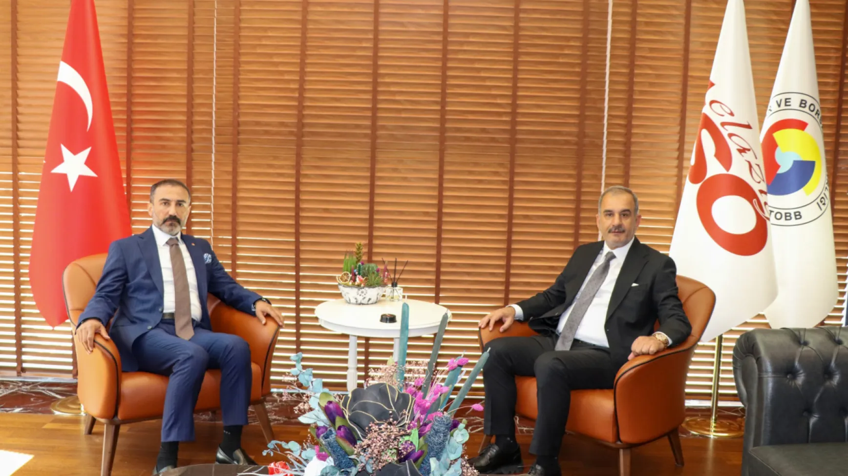 Başkan Alan, Gaziantep Ticaret Odası Başkanı Yıldırım’ı Ağırladı