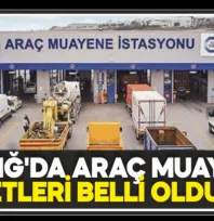 Elazığ'da Araç Muayene Ücretleri Belli Oldu