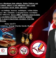 Başkan Akgün'den Şehitlerimizi Anma ve Yeni Yıl Mesajı...