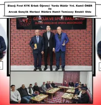 Elazığ Gençlik ve Spor İl Müdürlüğü Bağlı Kurum Yöneticileri Emekli Oldular