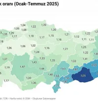 Elazığ Komşularının Gerisinde Kaldı! Haritadaki Tablo Şaşırttı