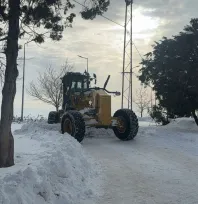 Harput'ta Kar Temizleme Çalışmasında Durmak Yok