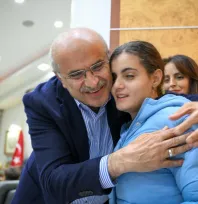 Minik Yüreklerden Başkan Er'e Anlamlı Ziyaret