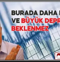 Naci Görür: Burada Daha Fazla Ve Büyük Deprem Beklenmez