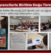Niğde'de Veli ve Öğrencilerden Doğu Türkistan'a Anlamlı Destek