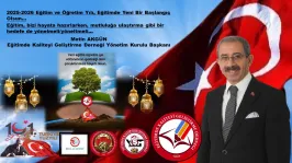 Başkan Akgün '2025-2026 Eğitim ve Öğretim Yılı, Eğitimde Yeni Bir Başlangıç Olsun'