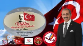 Başkan Akgün'den İstiklal Marşı Kabulü Günü Açıklaması