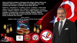 Başkan Akgün'den Şehitlerimizi Anma ve Yeni Yıl Mesajı...