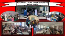 Tunceli/Hozat ilçe Milli Eğitim Müdürlüğü'nden Anlamlı Etkinlik