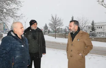 Başkan Şerifoğulları, Karla Mücadele Çalışmalarını İnceledi