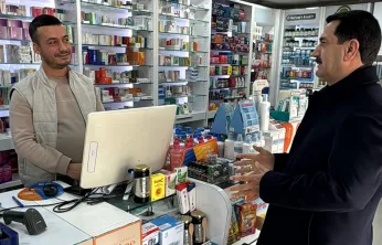 Başkan Taşkın'dan İnönü Caddesi Esnafına Ziyaret