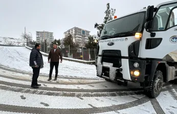 Başkan Taşkın, Karla Mücadele Çalışmalarını Sahada İnceledi