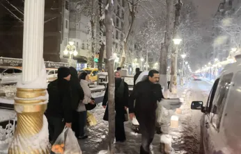 Battalgazi Belediyesi Gece Boyu Sahadaydı