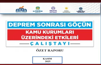 Deprem Nedenli Göçün Kamu Kurumlarına Etkileri