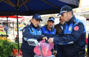 ELAZIĞ BELEDİYESİ ZABITA EKİPLERİNDEN PAZAR YERLERİNE DENETİM