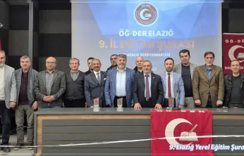 Elazığ'da 9. İl Eğitim Şurası Gerçekleştirildi