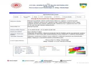 Elazığ İçin Meteorolojik Uyarı: Kar Yağışı Geliyor!