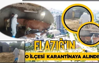 Elazığ'ın O İlçesi  Karantinaya Alındı!