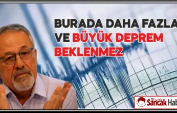 Naci Görür: Burada Daha Fazla Ve Büyük Deprem Beklenmez