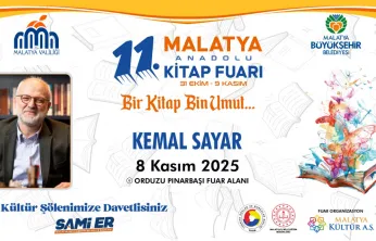 Onur Konuğu Prof. Dr. Kemal Sayar Malatya Kitap Fuarı'nda
