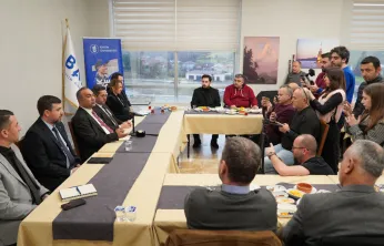 Rektör Akkaya, 10 Ocak Çalışan Gazeteciler Günü'nde Basın Mensuplarıyla Buluştu