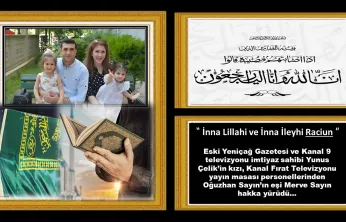 Sayın ve Çelik Ailelerinin Acısını Paylaşıyoruz