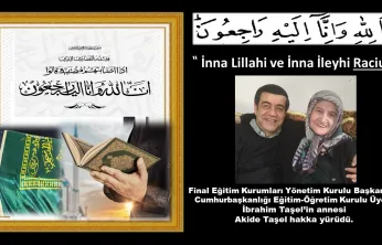 Taşel Ailesinin Acısını Paylaşıyoruz