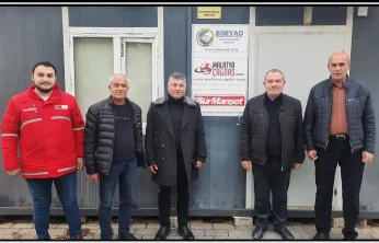 Türk Kızılay Yeşilyurt Şube Başkanı Tevfik Gören'den 10 Ocak Çalışan Gazeteciler Günü Ziyareti