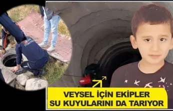 Veysel İçin Ekipler Su Kuyularını da Tarıyor