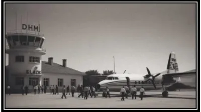 Elazığ Havalimanı'nın Tarihi Fotoğrafı