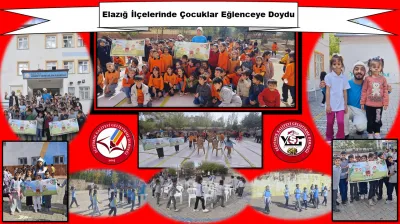 Elazığ İlçelerinde Çocuklar Eğlenceye Doydu...
