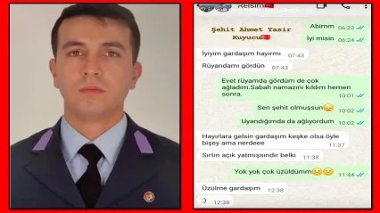 Şehidimizin Son Mesajı Yürekleri Yaktı